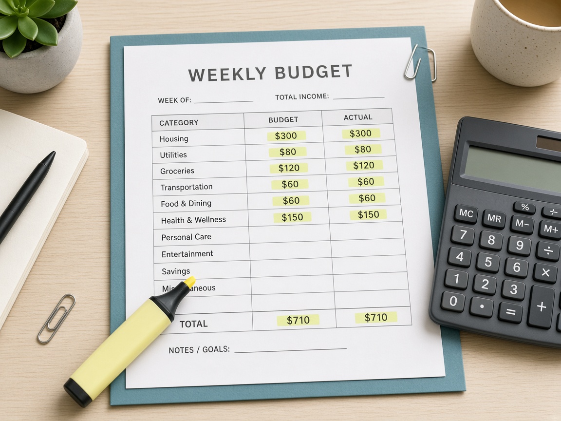 Weekly Budget — SwiftPocket